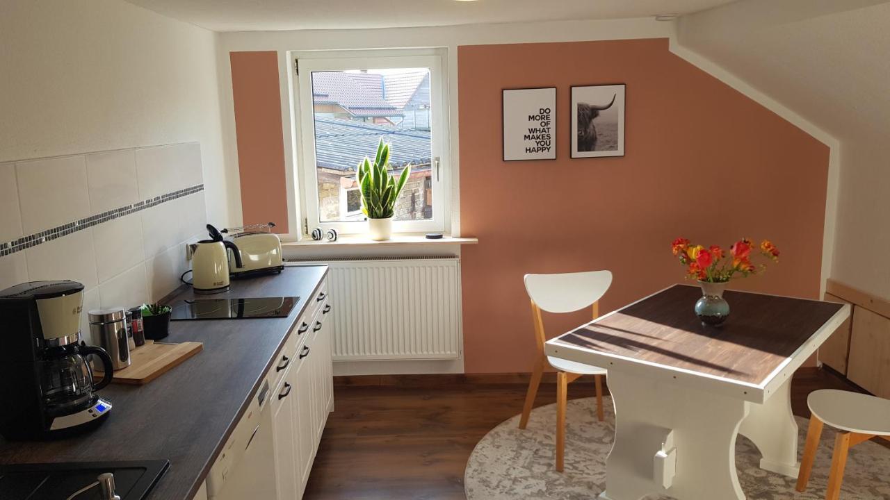 Ferienwohnung Malu Sol Im Harz - Stilvoll, Gemuetlich, Tierfreundlich - Mit Garten Allrode Εξωτερικό φωτογραφία